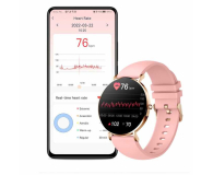 Manta SMARTWATCH MANTA Alexa Różowy/Złoty Pasek - 1374906 - zdjęcie 4